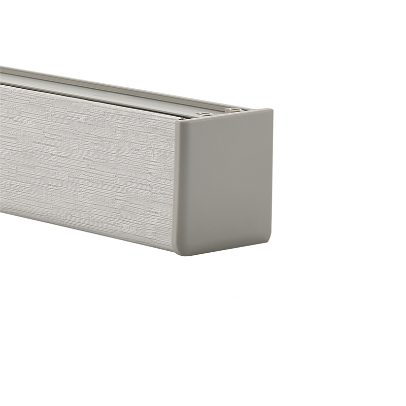 Curved Box-21 GREY FABRIC WRAPPED_Plain