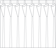 Barrel Pleat-Goblet Pleat