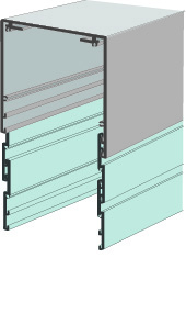 Pelmet with 2 Extensions